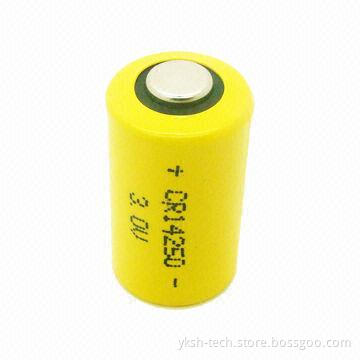 Li-MnO2 CR1/2AA Energy Battery with 3.0V, 600mAh, Used for Timer, Calculator Alarm and Gas Meter